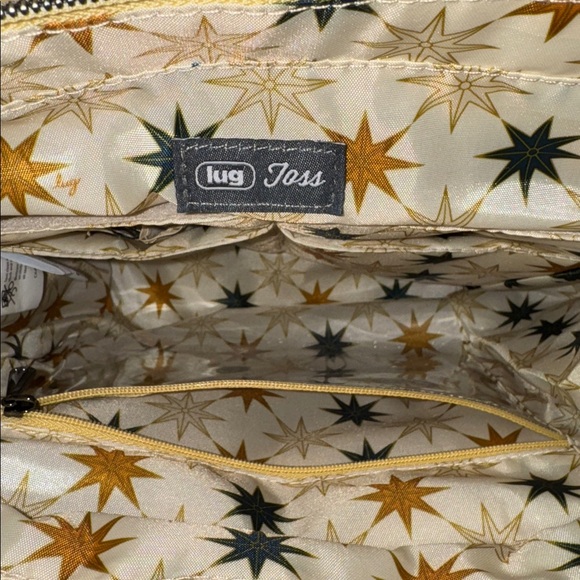 Lug Toss convertible Crossbody bag Shimmering gold Bag adjustable - Picture 8 of 14